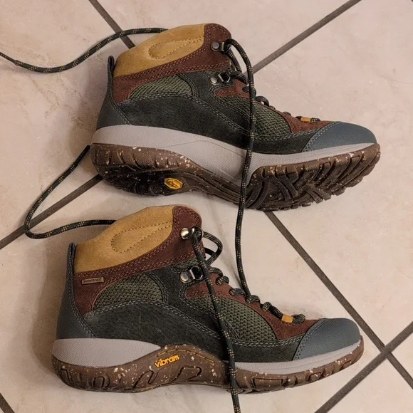 SOLD NEW Dansko Pine Posy Leather Hiking Boot Vibram Sole Size US 8.5 EU 39 - Picture 4 of 12
